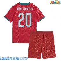 Camisa de time de futebol Portugal Joao Cancelo #20 Replicas 1º Equipamento Infantil Mundo 2026 Manga Curta (+ Calças curtas)